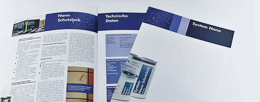 Folder für Haas Industrievertretungen